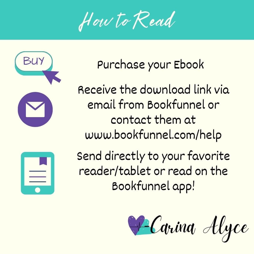 Promotional graphic for e-books, featuring a tablet with a book cover, an email inbox, and a contact form for the author.