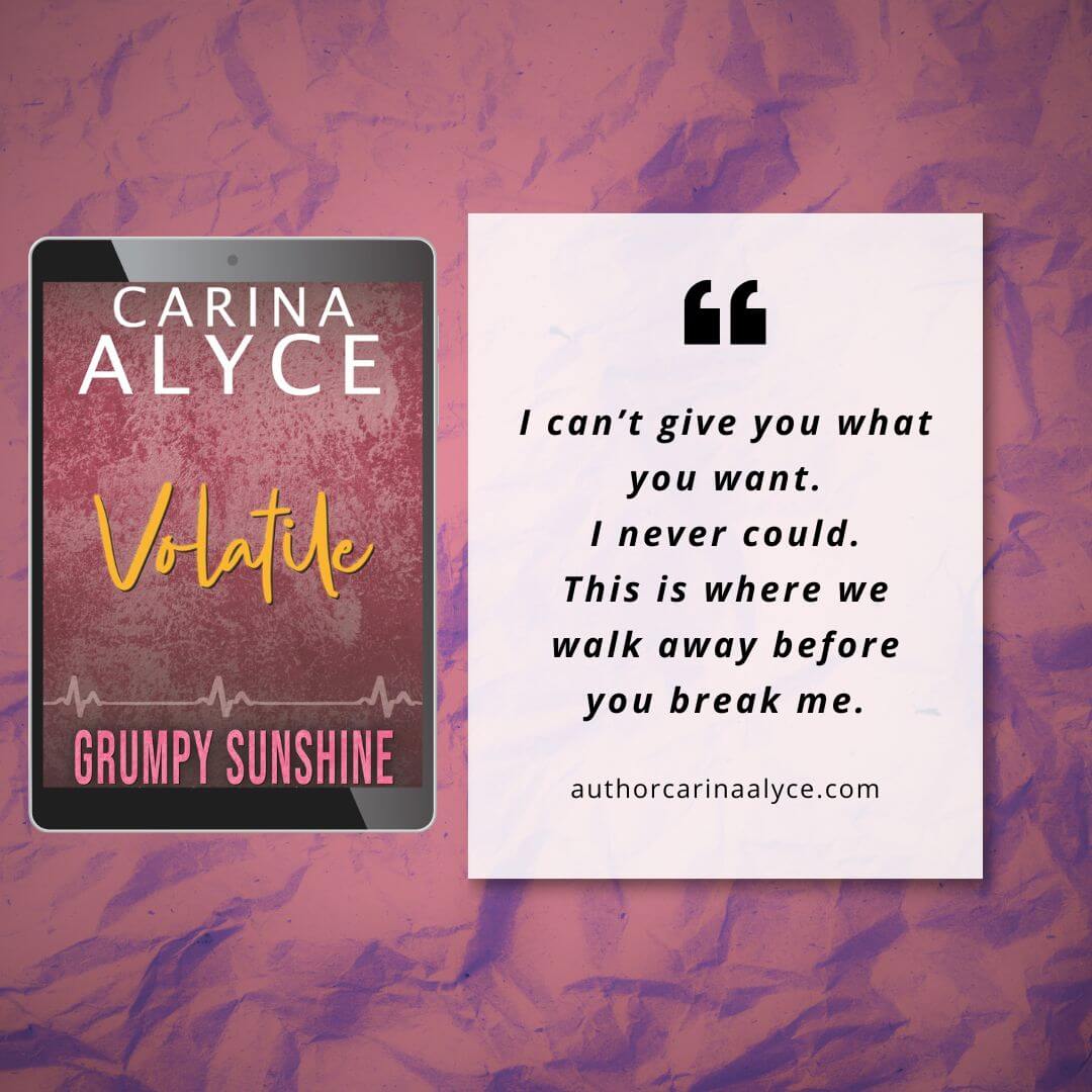 Volatile: Good Girl Edition of A Grumpy Sunshine Small Town Medical Romance