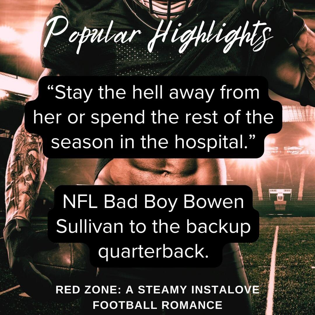 Red Zone: A Steamy Instalove Football Romance